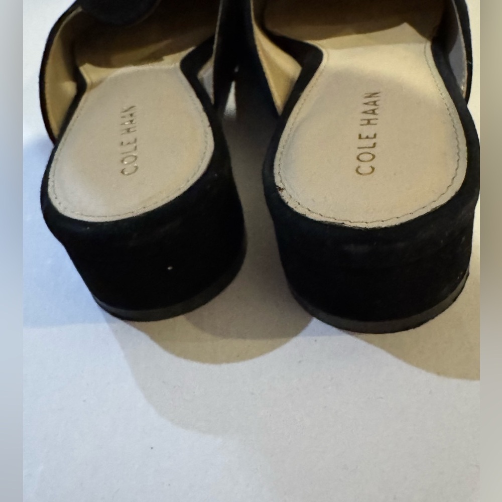 Cole Haan Black Suede Piper Mule - Picture 12 of 15